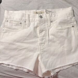 Brand new relaxed white denim madewell SZ 25